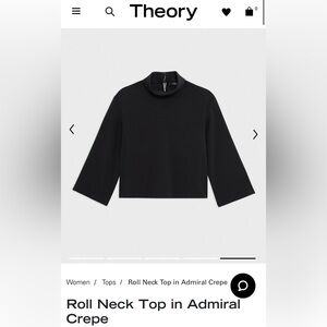 Theory Boxy Top - Size M